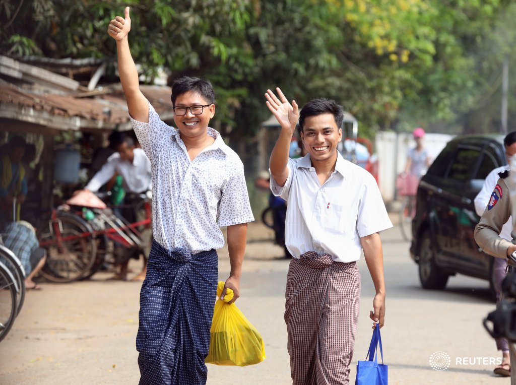Reuters journalists’ release in Myanmar does not indicate an improving state of press freedom